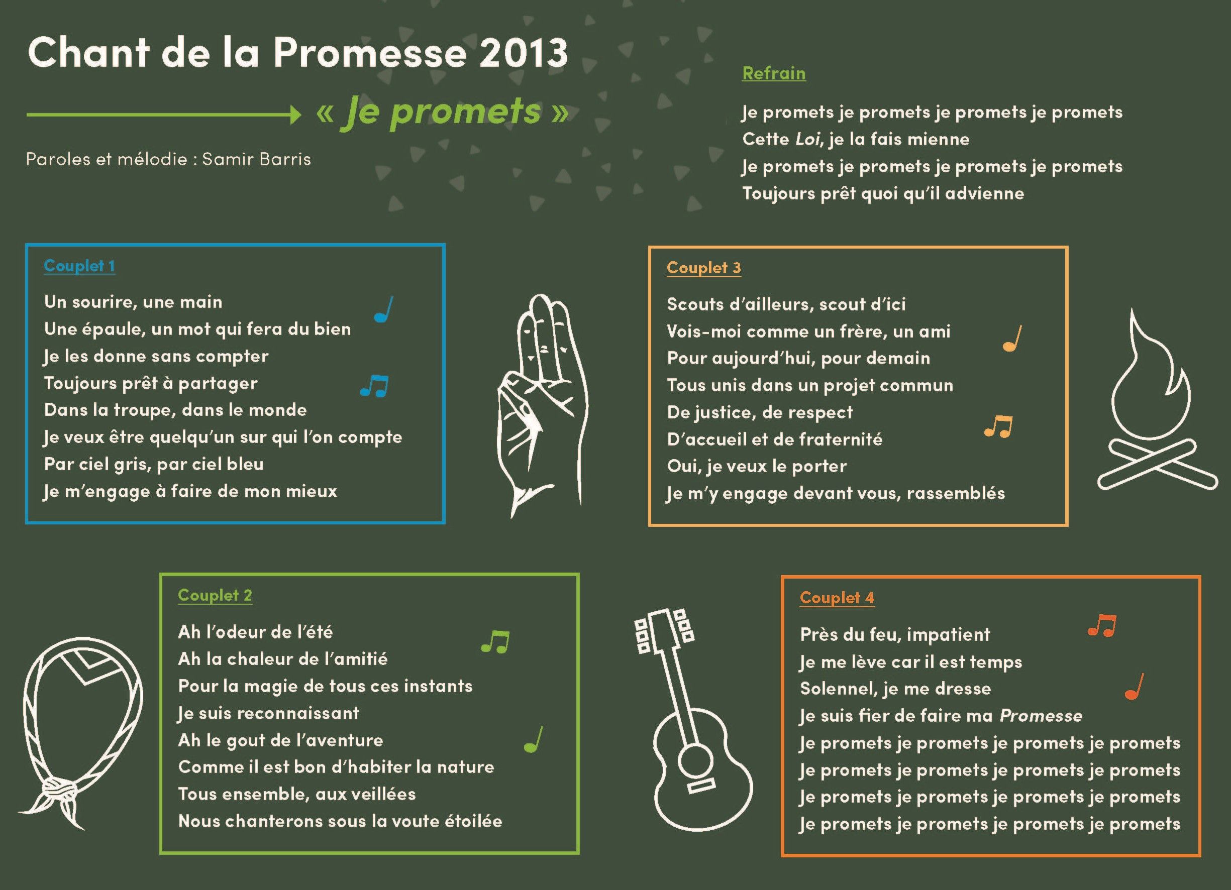 Chants de la Promesse - Les Scouts